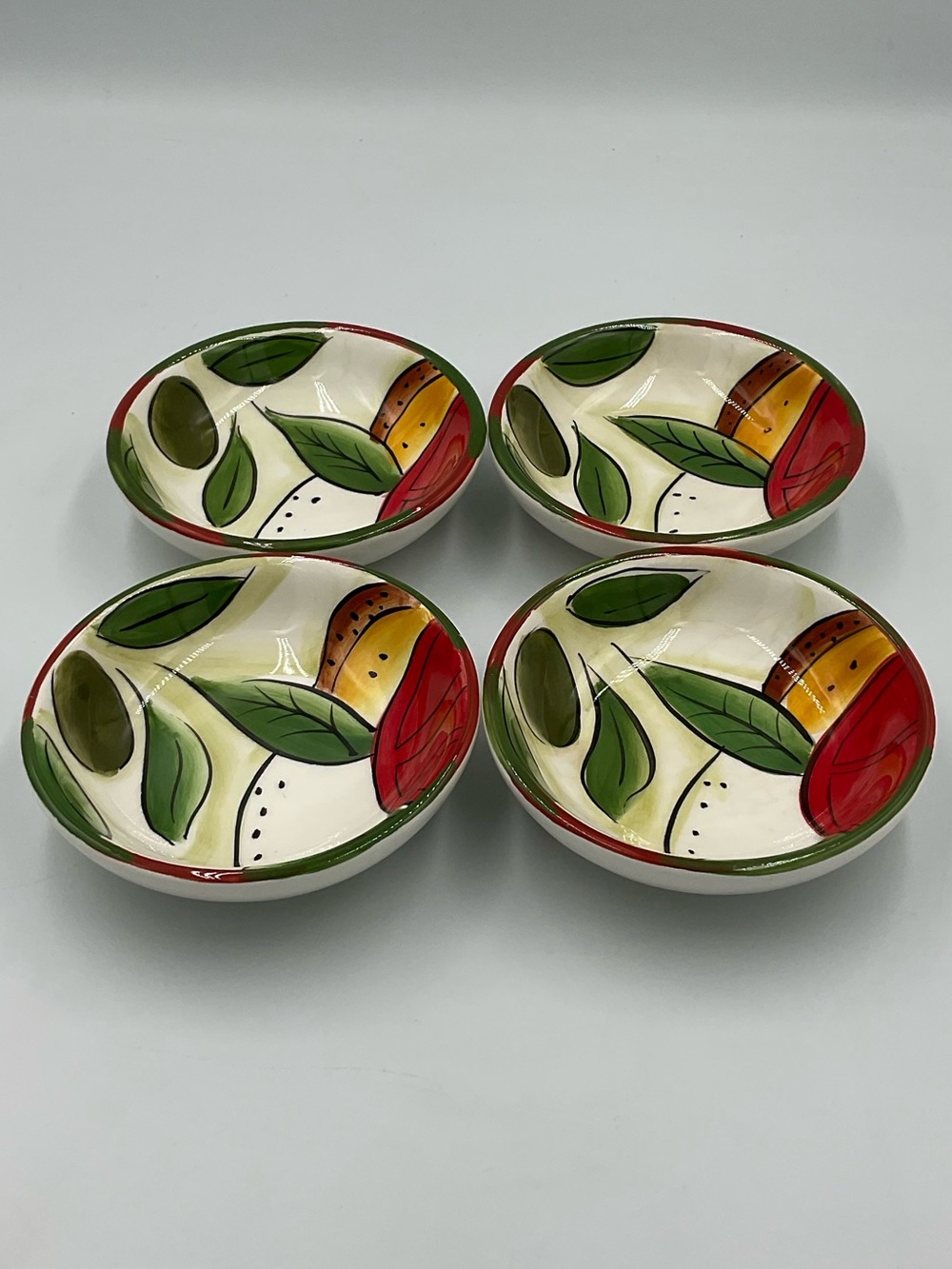 Vintage Pampered Chef "Italiano" Tuscan Dipping or Condiment Bowls